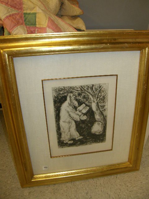 FRAMED AND MATTED CHAGALL PRINT?? - 2