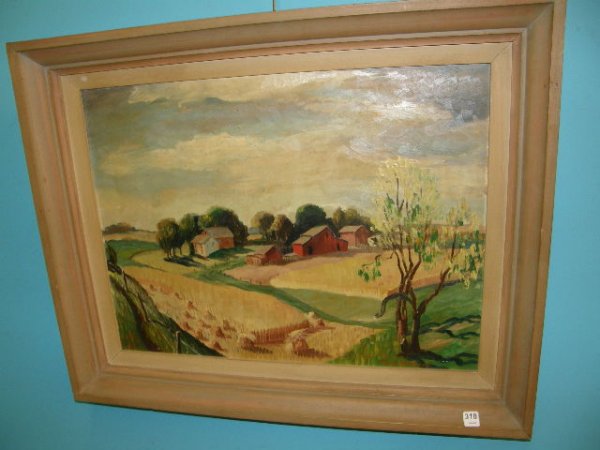 SIGNED NELLIE GEBERS OIL ON BOARD