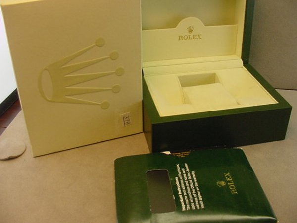 1 ROLEX CASE IN BOX--NO WATCH