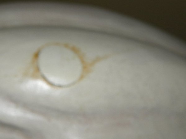 SIGNED AND DATED CARVED WOOD SWAN - 3