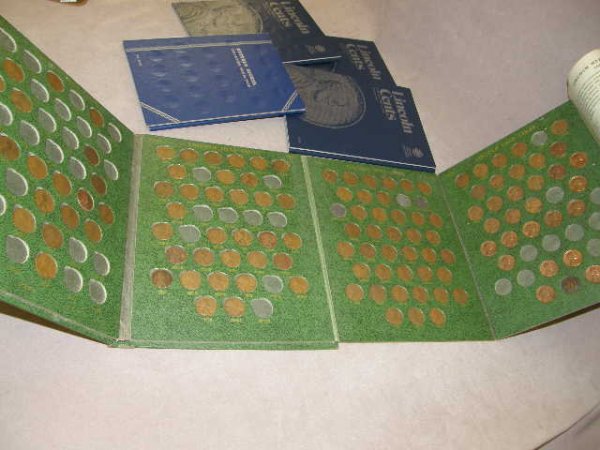 5 COIN BOOKS -PARTIALLY FILLED - 2