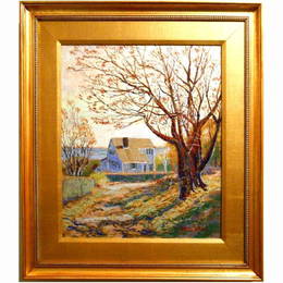 Contemporary Impressionist Cape Cod Painting By Bruce