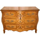 French Fruitwood Chest Five Drawer 30;s-40's Fabulous