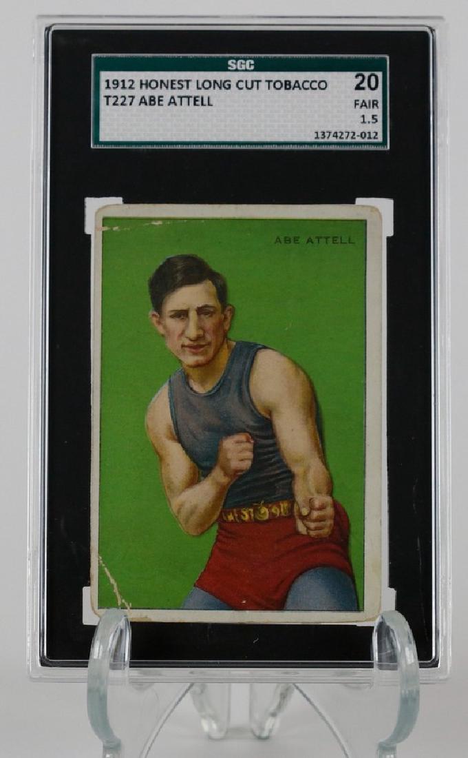 Abe Attell / Collectible Trading Card T227 1912 Honest (1 of 2)