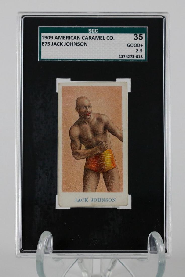 Jack Johnson / Collectible Trading Card E75 1909 (1 of 2)