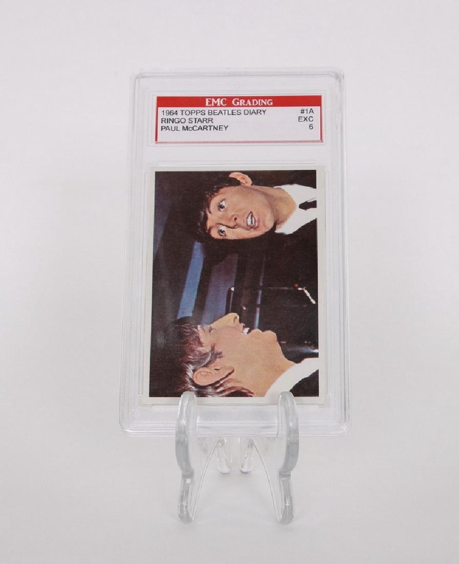 Paul McCartney & Ringo Star 1964 Topps Beatles Diary (1 of 2)