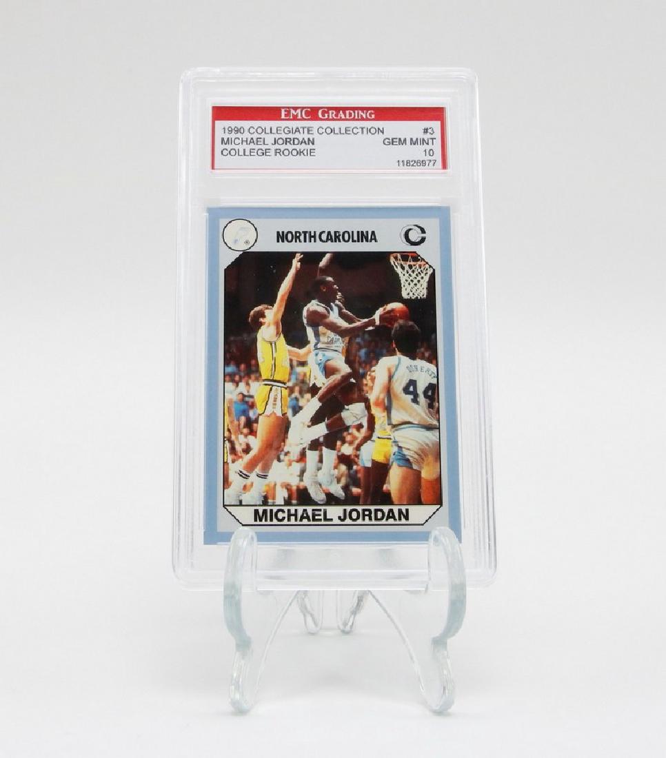 Michael Jordan College Basketball Card 1990 Collegiate (1 of 2)