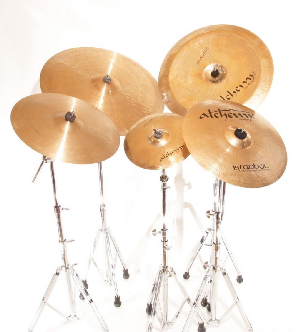 Istanbul Drum Cymbal Set with Stands and Beato Soft bag (1 of 7)