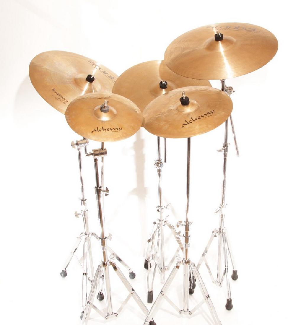 Istanbul Drum Cymbal Set with Stands and Beato Soft bag (1 of 7)