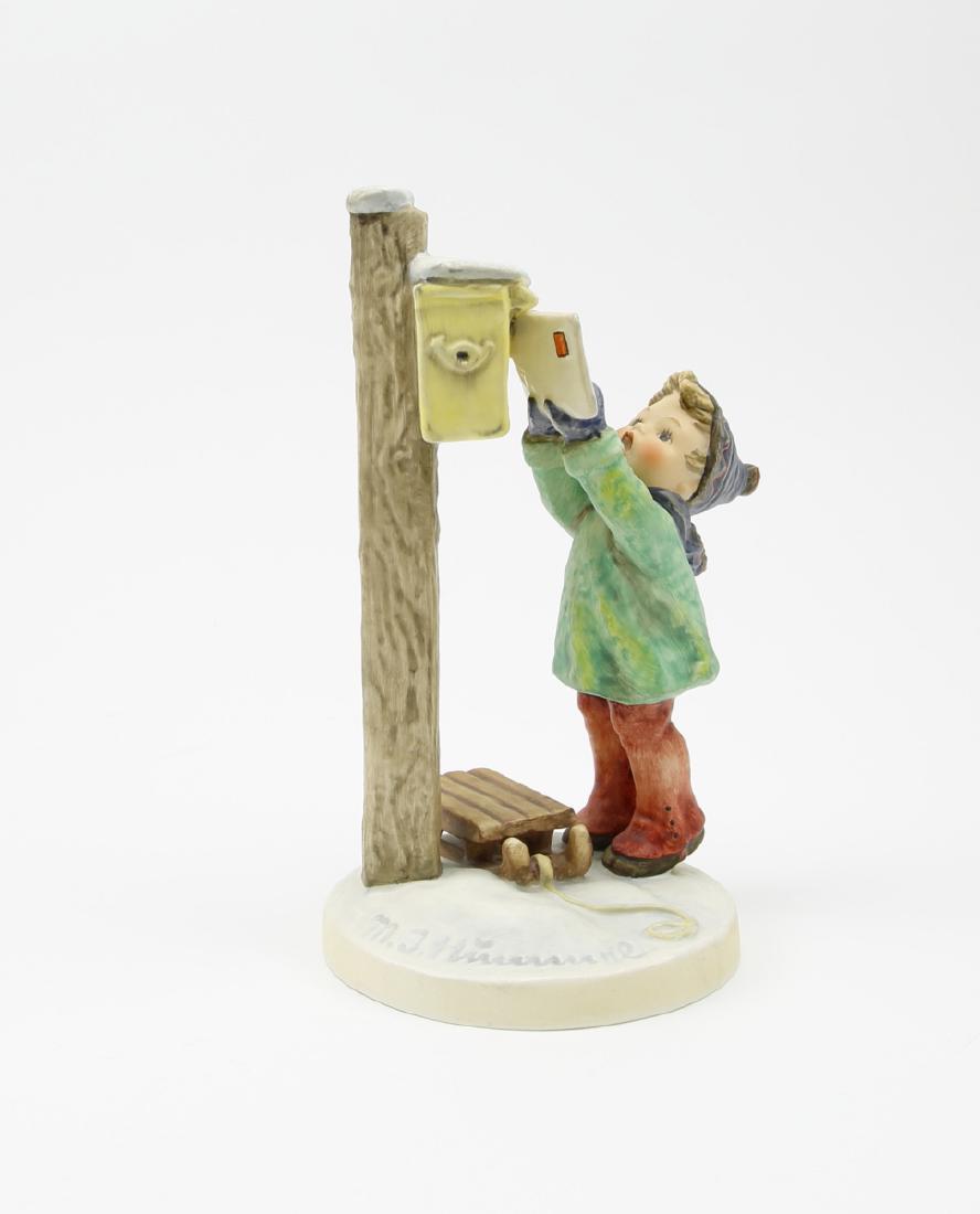 Letter To Santa Clause Hummel 1957: Goebel Hummel "Letter to Santa Claus" #340 1957 7 1/2" tall.