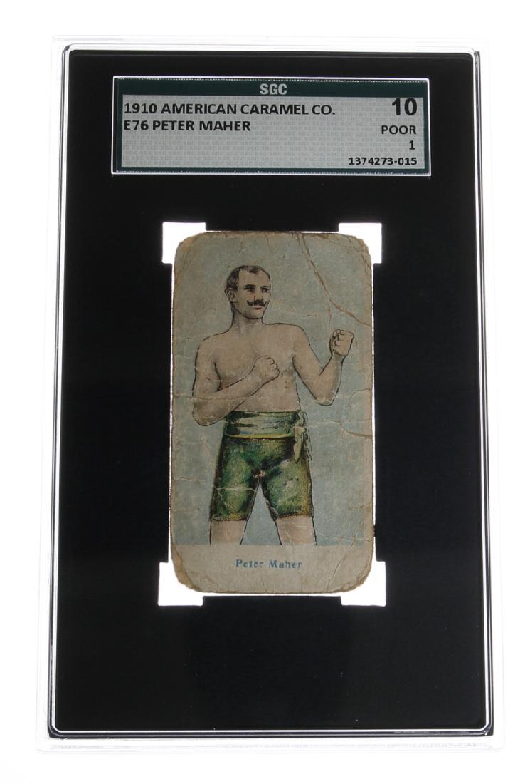 Peter Maher / Collectible Trading Card E76 1910 (1 of 2)