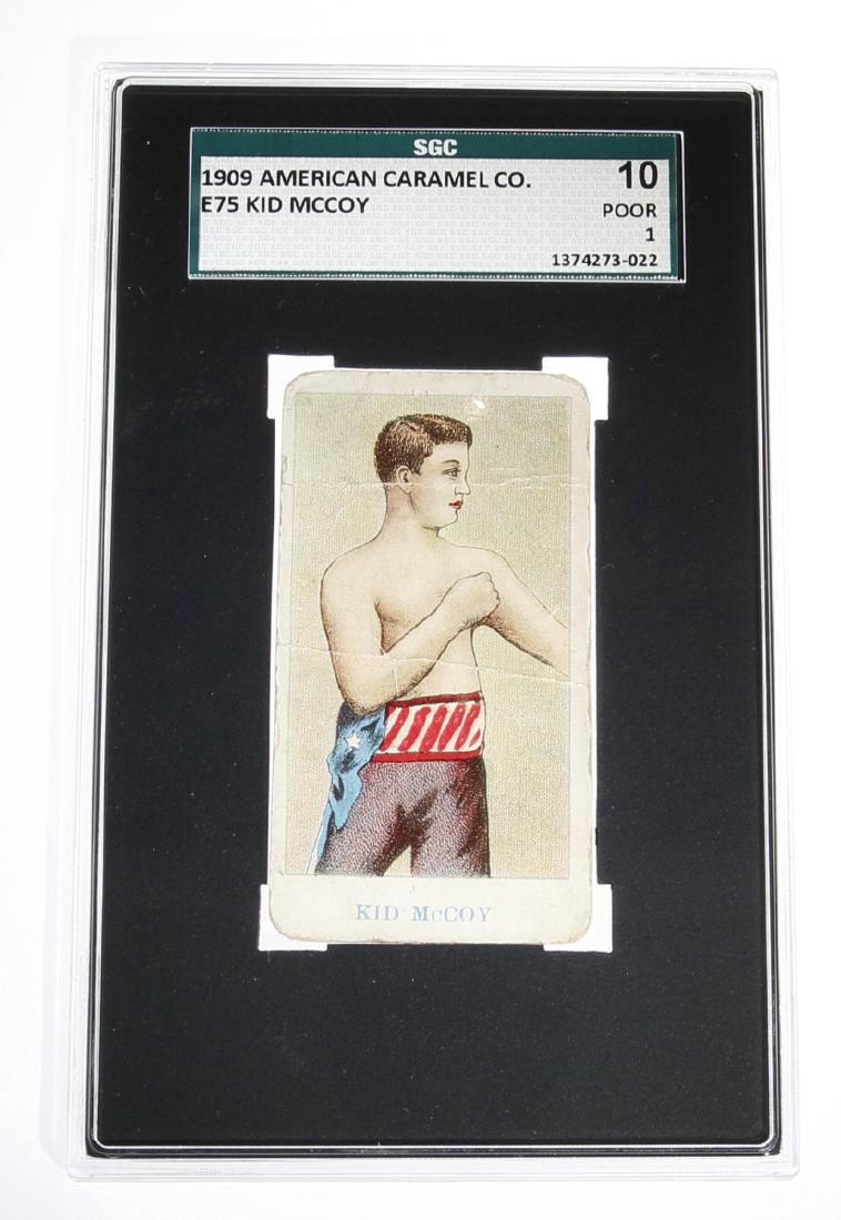 Kid McCoy / Collectible Trading Card E75 - 1909 (1 of 2)