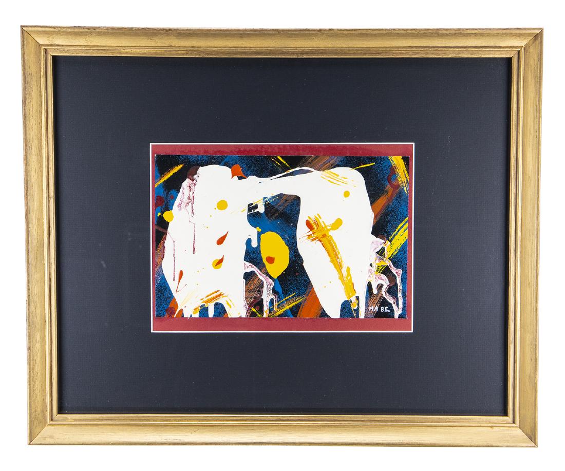 Manabu Mabe Signed Oil on Paper (1 of 2)