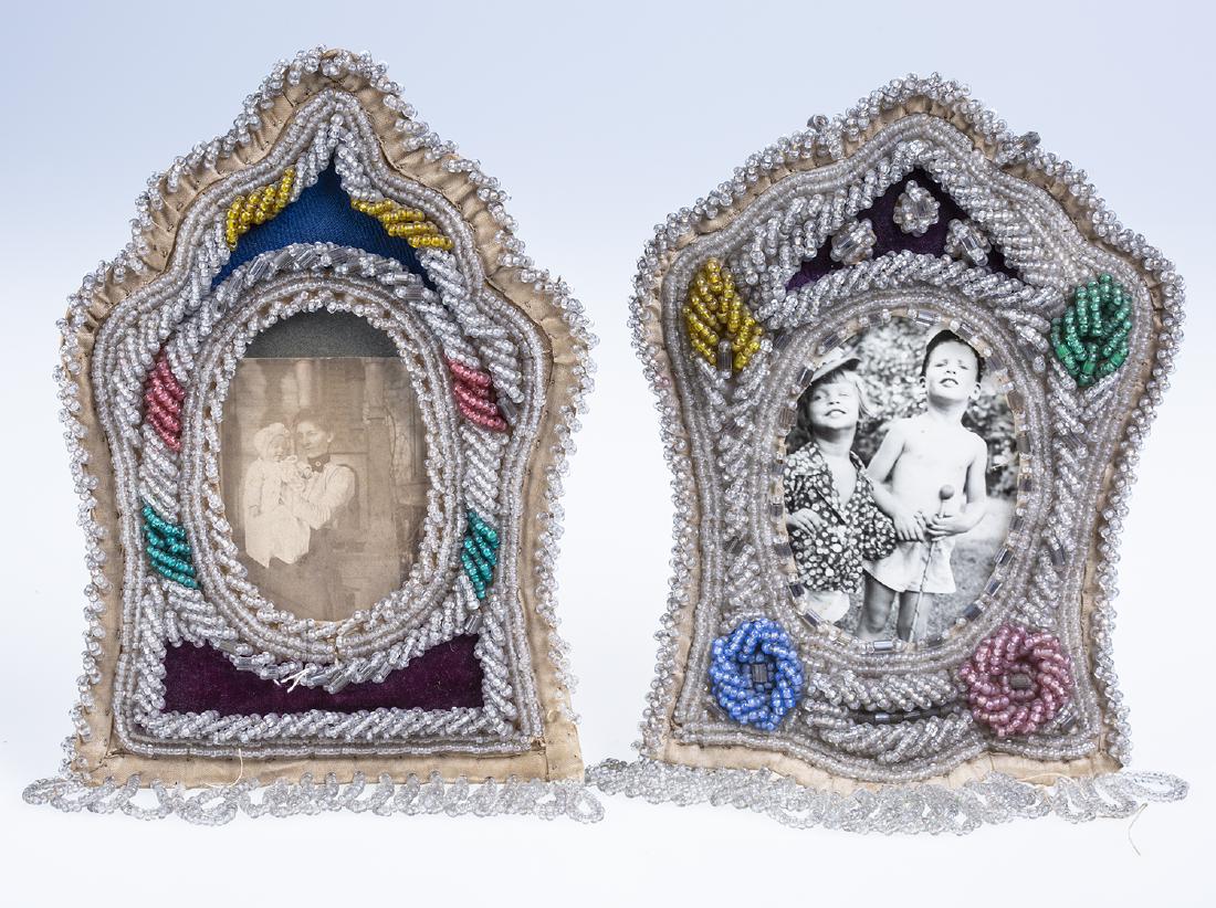 Native American Indian Iroquois Beaded Picture Frames (1 of 2)