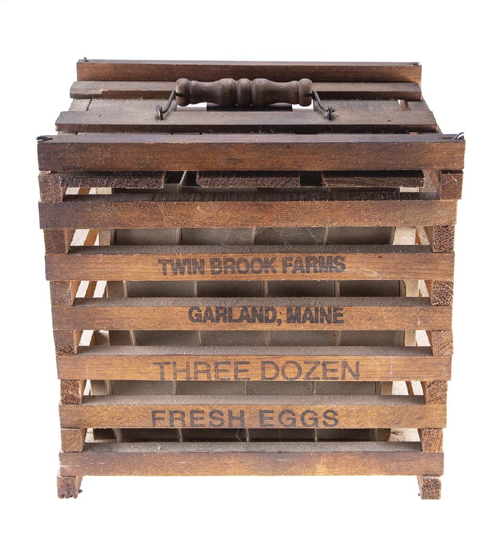 Vintage Wooden Egg Crate from Twin Brook Farms (1 of 5)