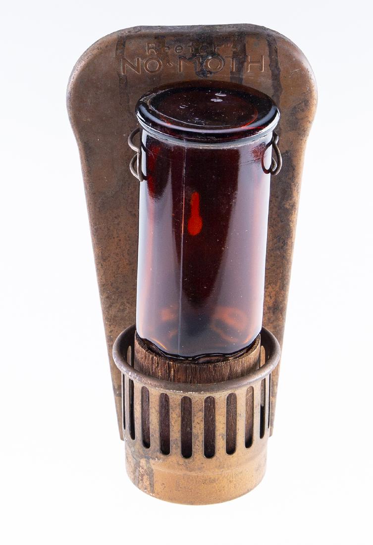 Vintage No Moth Dispenser: Vintage No Moth Dispenser. 7" x 3" 1/2