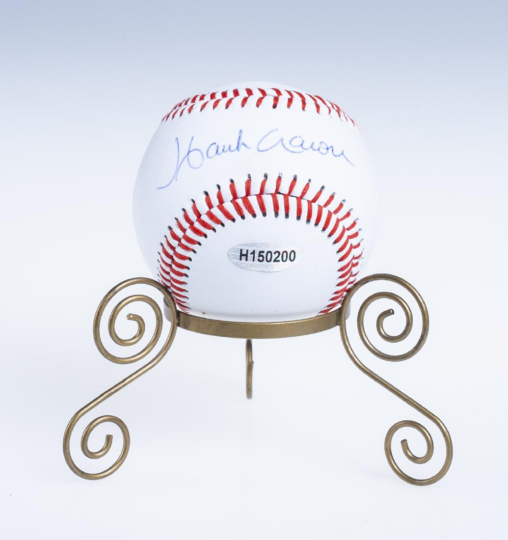 Hank Aaron Autographed Baseball (1 of 3)