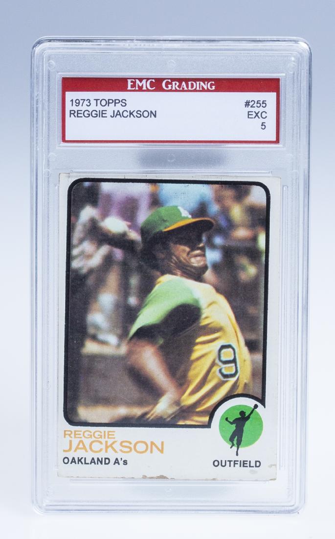 Reggie Jackson 1973 Baseball Card (Graded) (1 of 2)