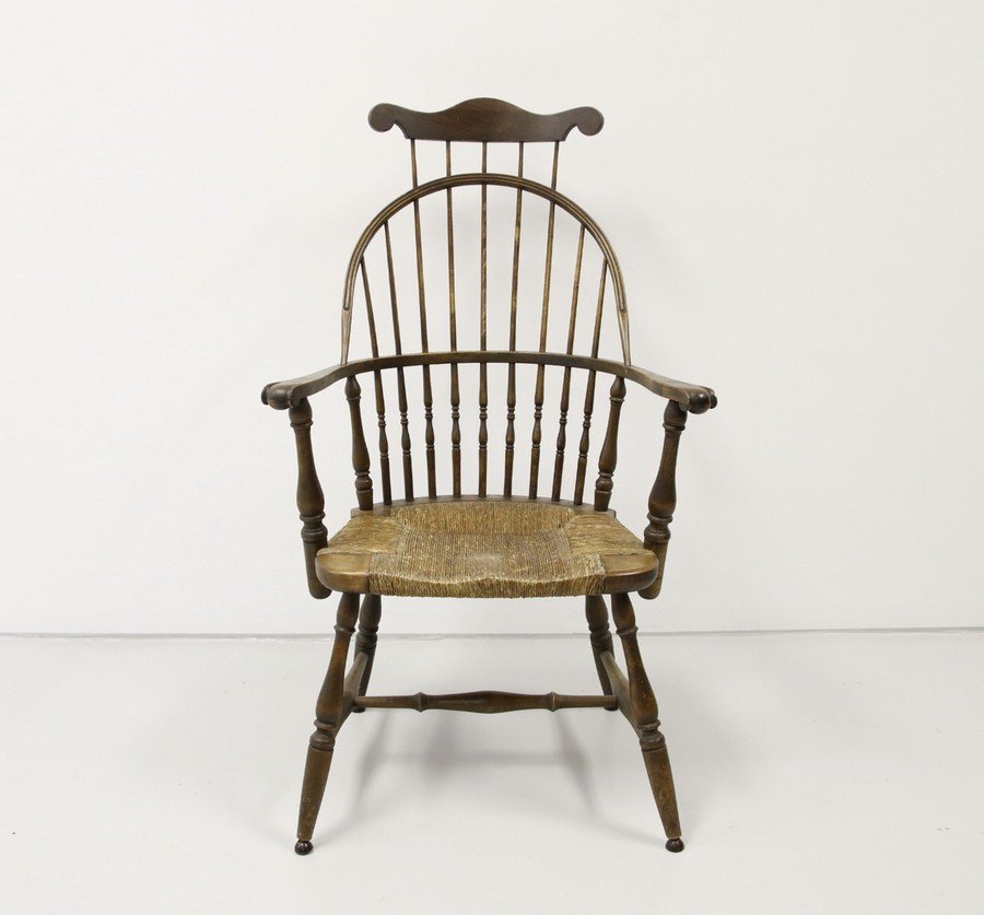 Comb Back Windsor Chair with Cane Bottom (1 of 7)