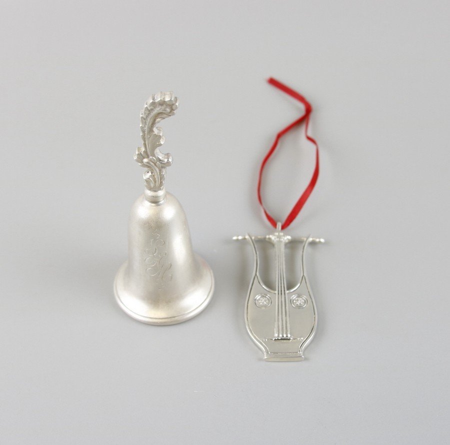 Sterling Silver Bell & Christmas Ornament (1 of 4)