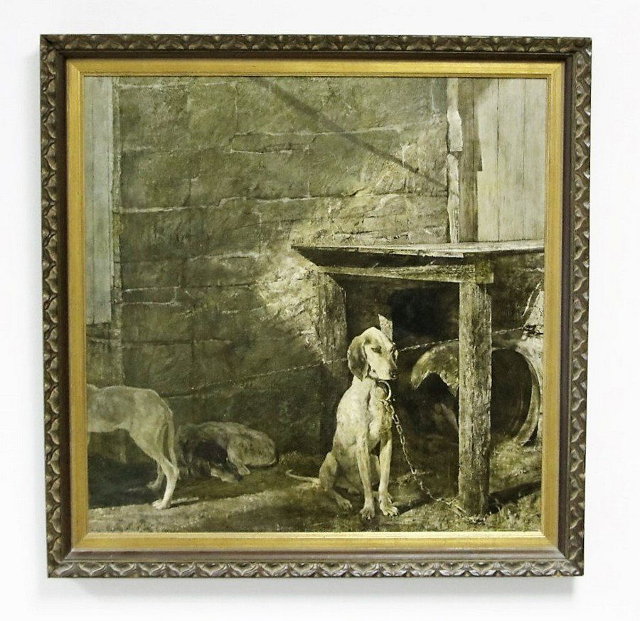 Andrew Wyeth Raccoon Colortype Print (1 of 5)