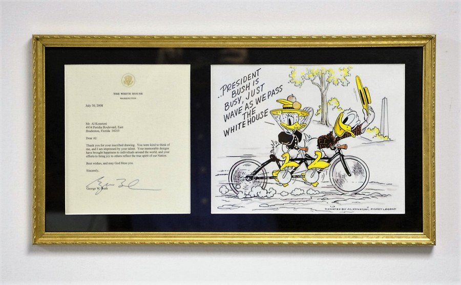 Al Konetzni Disney Legend Comic Strip to President (1 of 6)