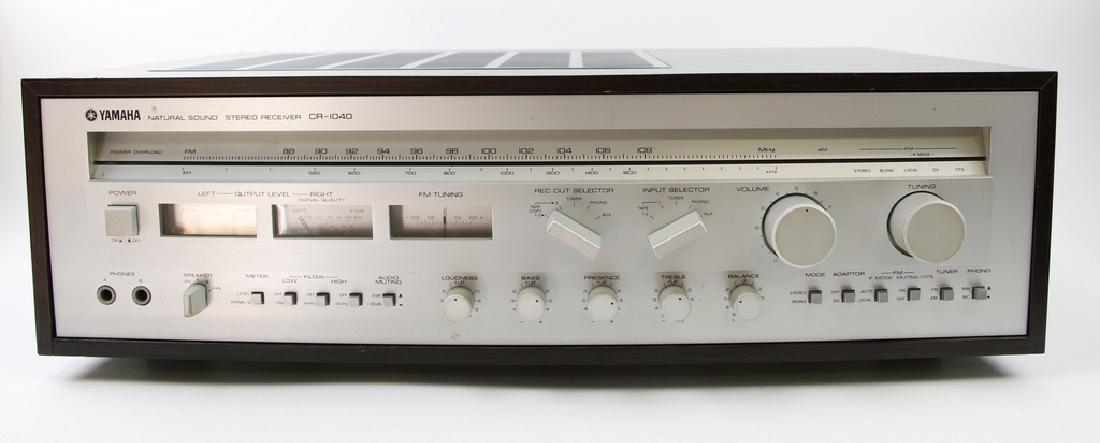Yamaha CR-1040 Stereo Receiver: Yamaha CR-1040 Stereo Receiver in god condition. Very nice Yamaha CR 1040 AM/FM stereo receiver. This unit was made 1978-1980 and was second from the top in Yamaha's receiver line. It weighs around 40