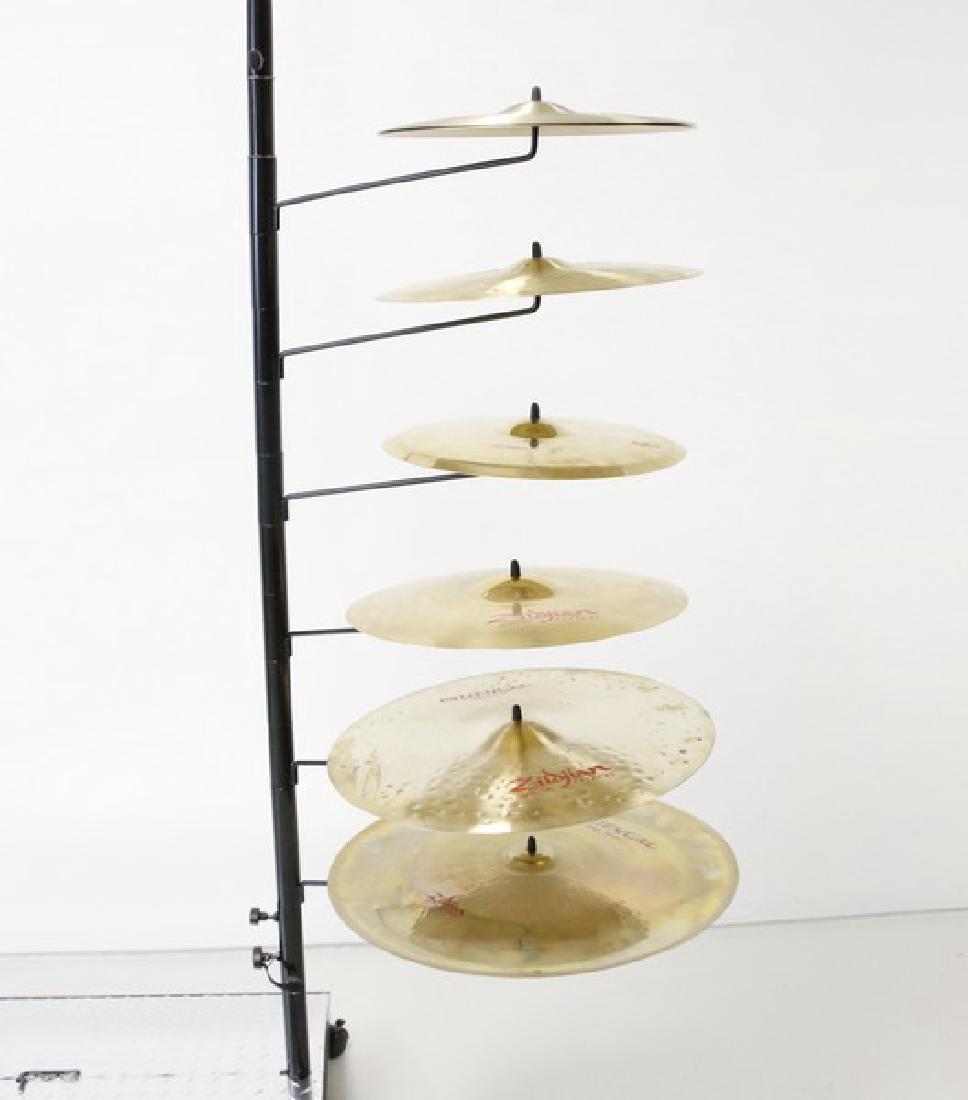 Zildijian Cymbal Set: Six piece Zildijan Cymbal Set with Zildijan soft bag. 15" New Beat High Hat, 15" Azuka Latin Multi Crash, 16" Constantinople, 17" EL Sonido Multi Crash Ride, 20" Oriental Crash Of Dome, 22" Oriental C