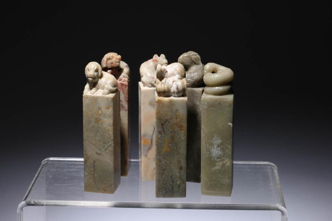 Chinese Soapstone Chop Seals (1 of 6)