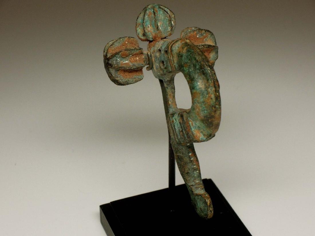 ROMAN BRONZE CROSS BOW FIBULA 2nd - 4th Century A.D. (1 of 3)