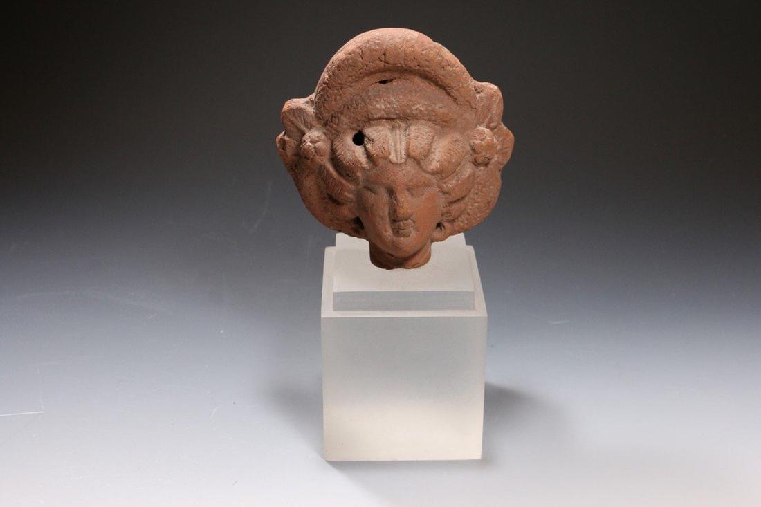 Greece Hellenistic Terracotta Head ca. 3rd - 1st (1 of 5)