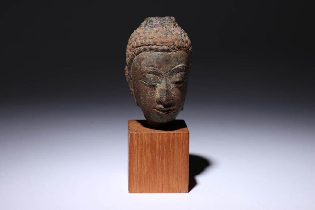 Bronze Buddha head (1 of 5)