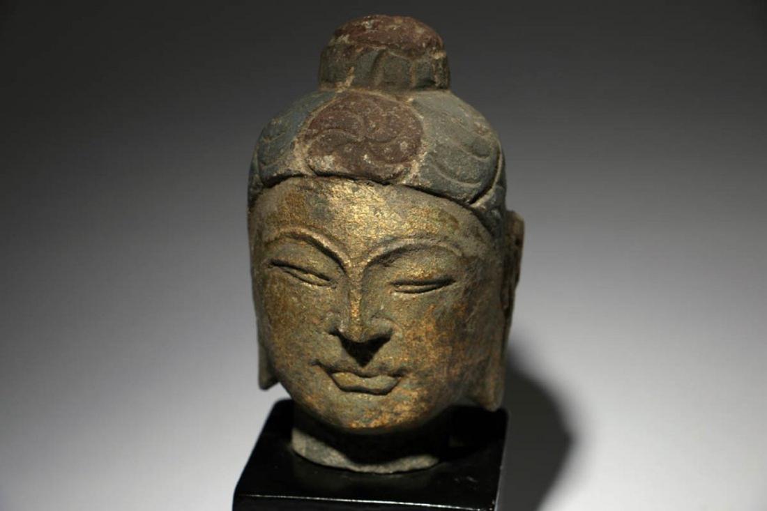 Stone Buddha Head (1 of 4)