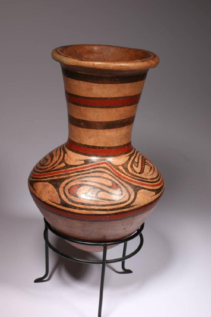 Pre-Columbian Cocle Large Decorated Amphora (1 of 6)