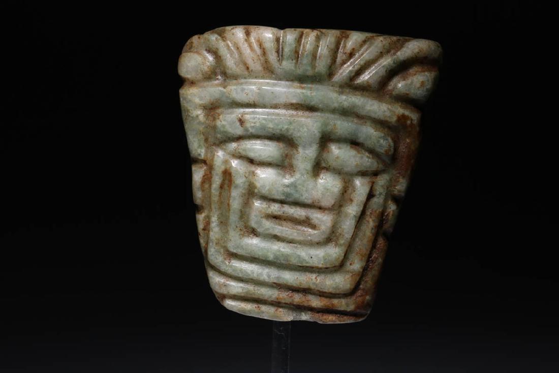 Pre-columbian Mayan Jade Bead (1 of 6)