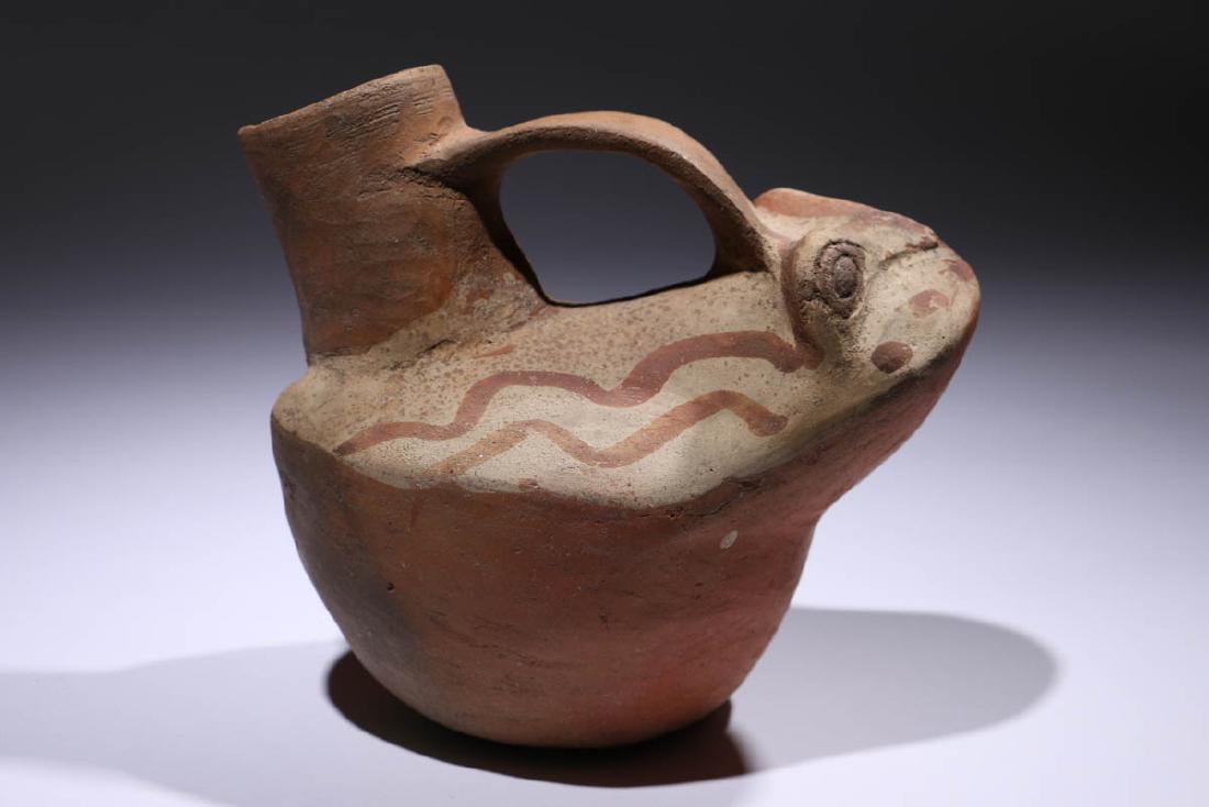 Pre-Columbian Frog Vessel (1 of 5)