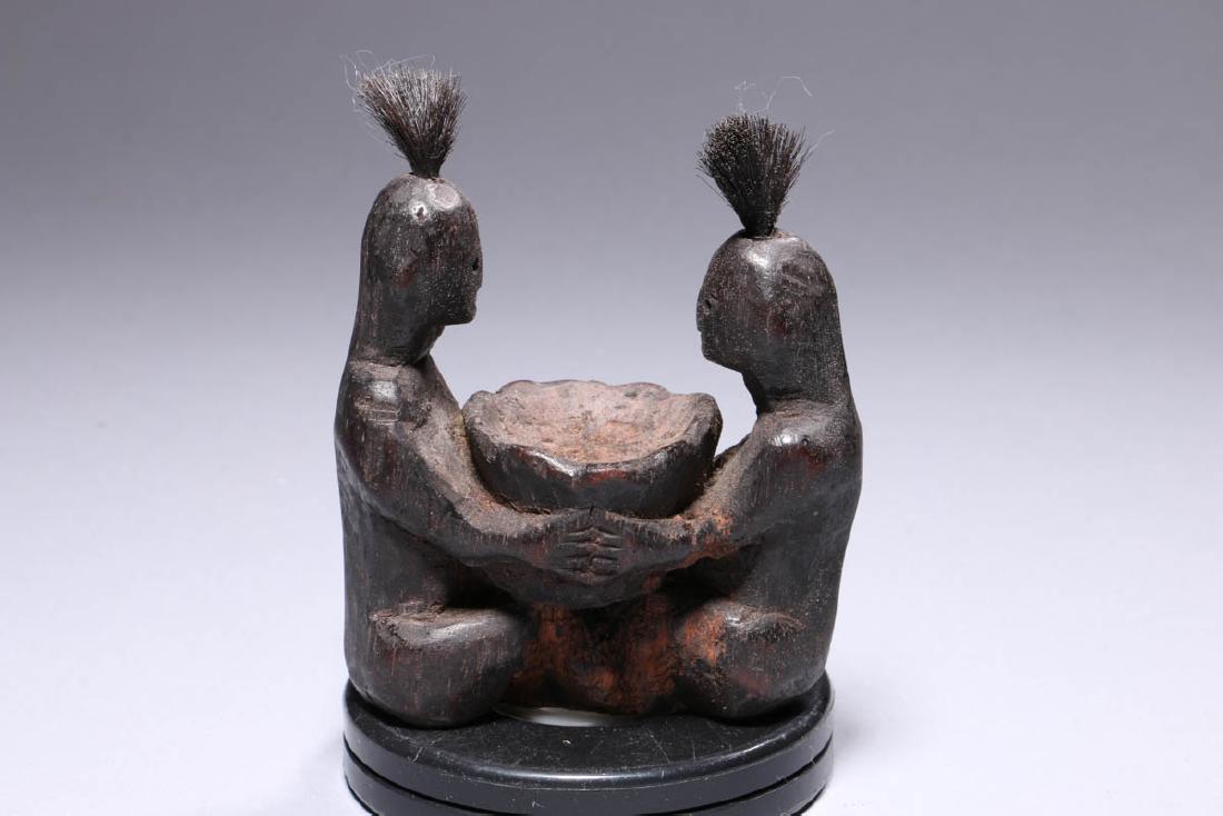 Ifugao Seated Bulul Bowl, Philippines (1 of 3)