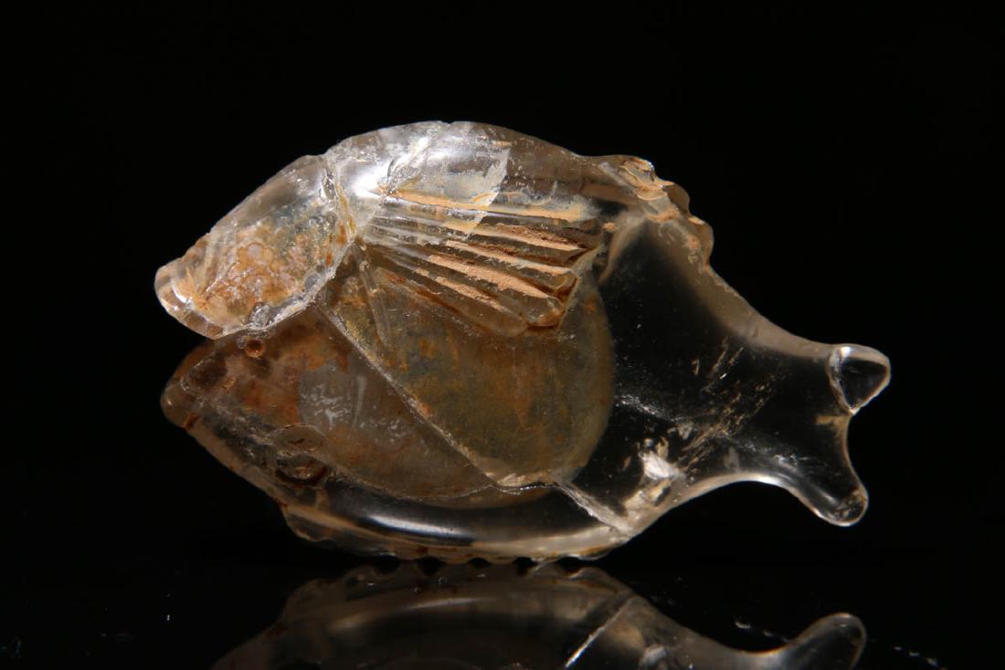 Ancient Roman Rock Crystal Perfume Bottle (1 of 3)