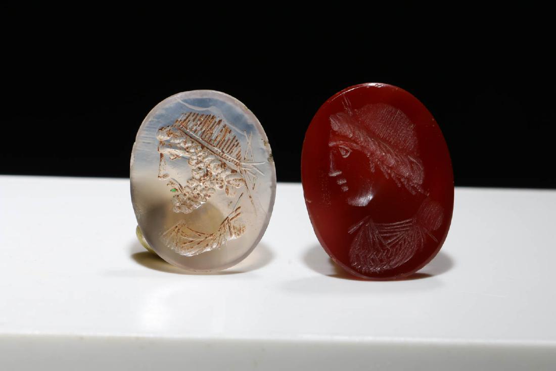 Ancient Roman Intaglios - Lot of 2 (1 of 3)