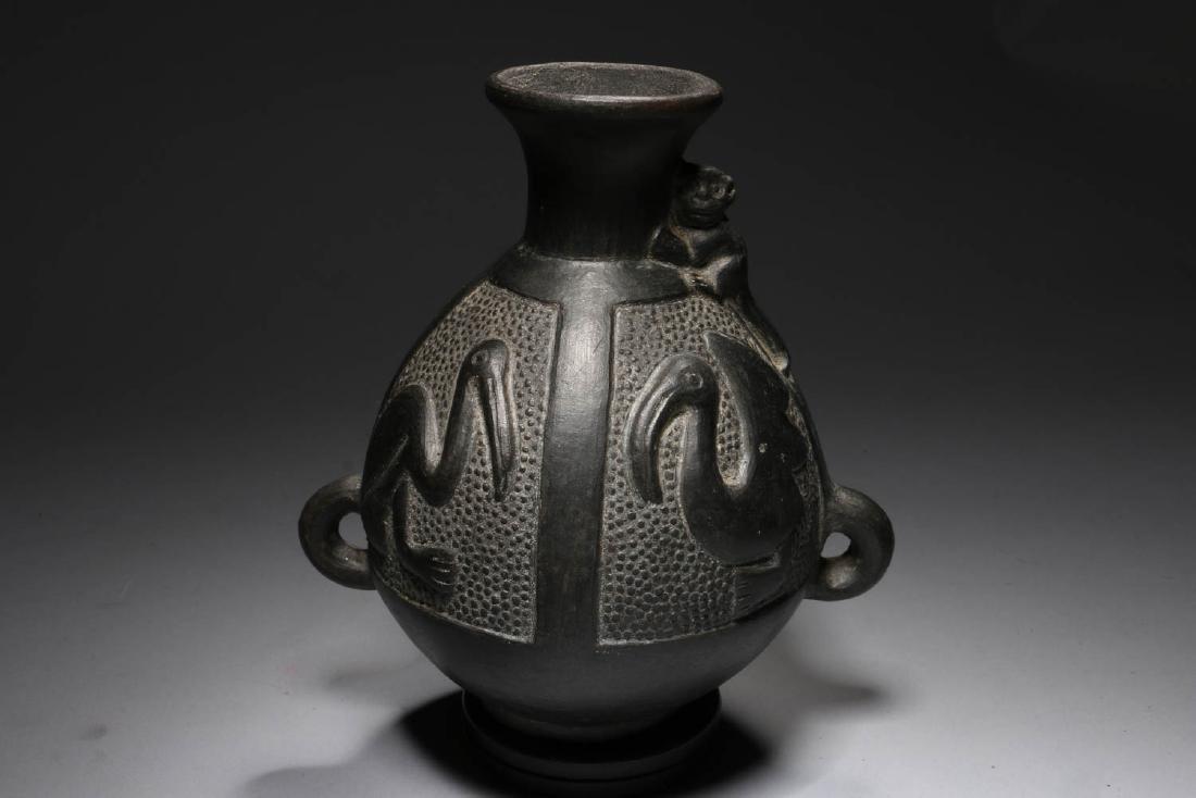 Pre-Columbian Inca blackware Vessel (1 of 8)