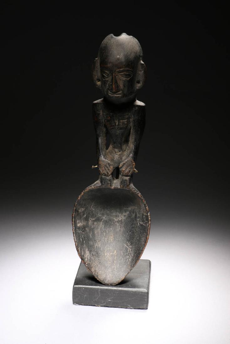 Philippine Ifugao Wood Spoon - Human Handle (1 of 6)