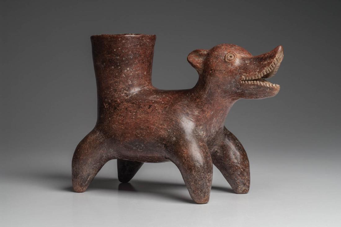 Pre-Columbian Colima Redware Dog (1 of 4)