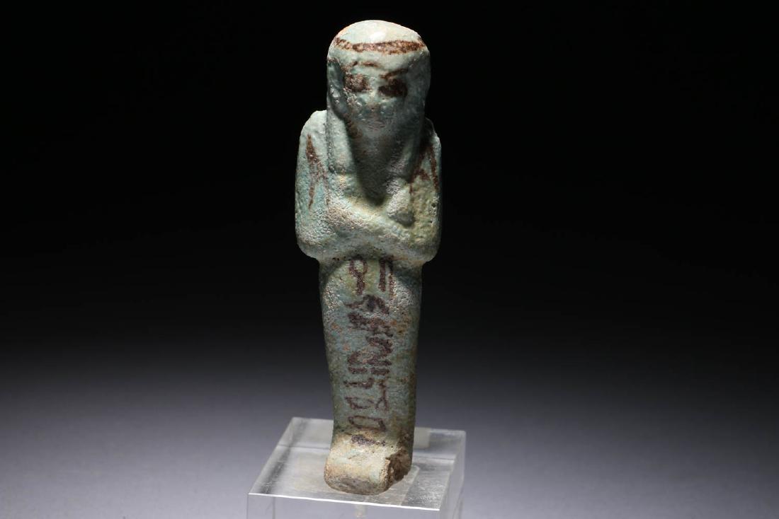Egyptian Glazed Faience Ushabti (1 of 4)
