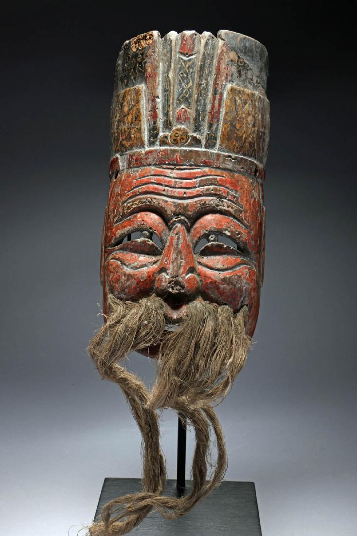 Chinese Wood Theatre Mask (1 of 4)