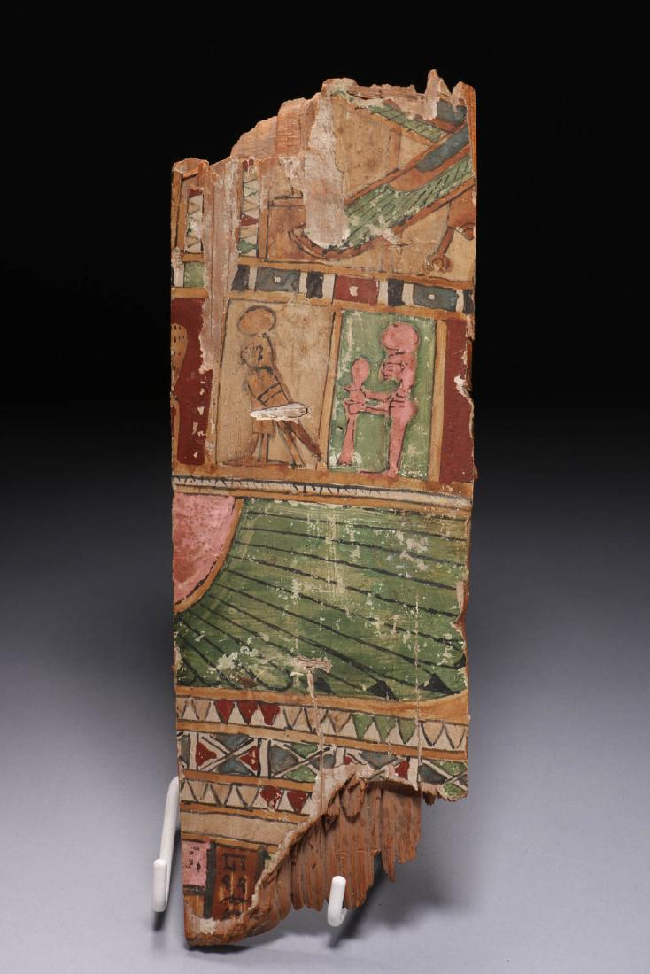 Ancient Egyptian Wood Panel (1 of 3)