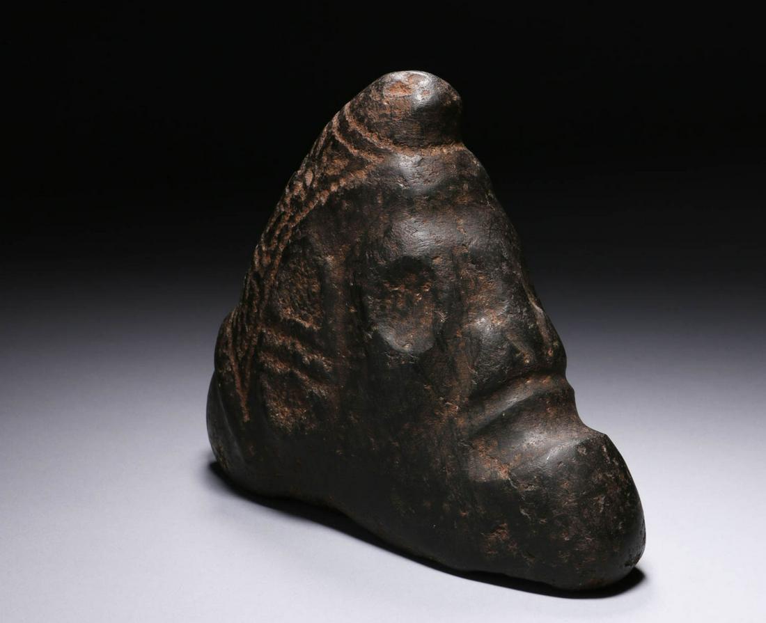 Pre-Columbian Taino Three Pointer Stone Zemi Figure (1 of 6)