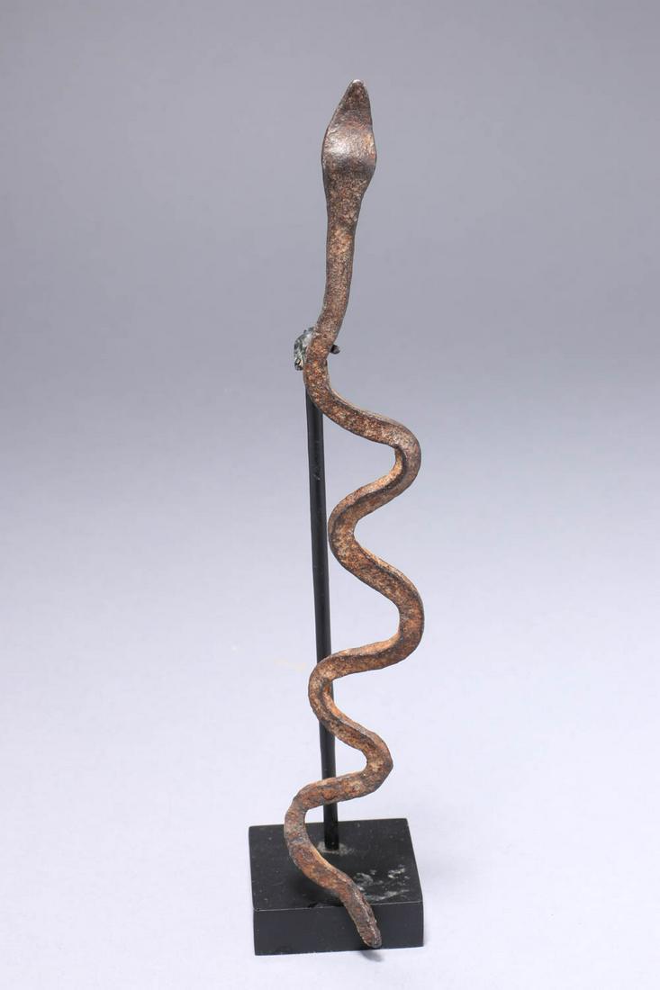 African Art Dogon Iron Snake, 19th century (1 of 3)