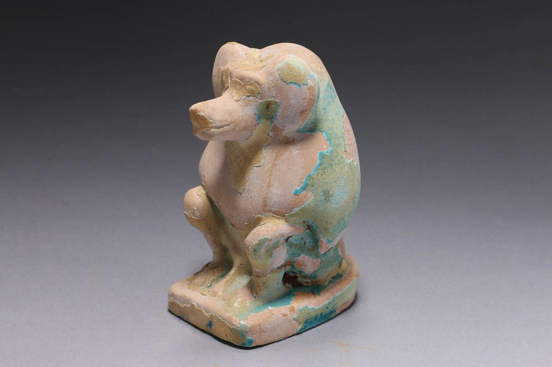 Egyptian Roman Ceramic Baboon (1 of 6)
