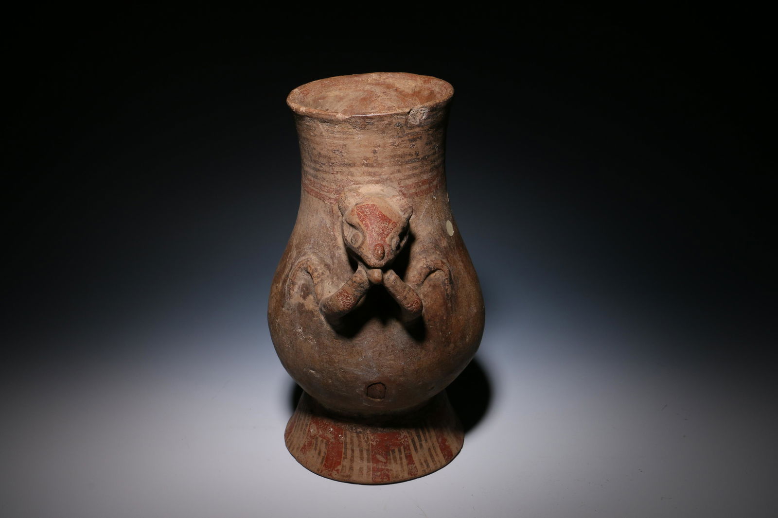 Pre-Columbian Large Jaguar Urn/Vase Costa Rica (1 of 9)