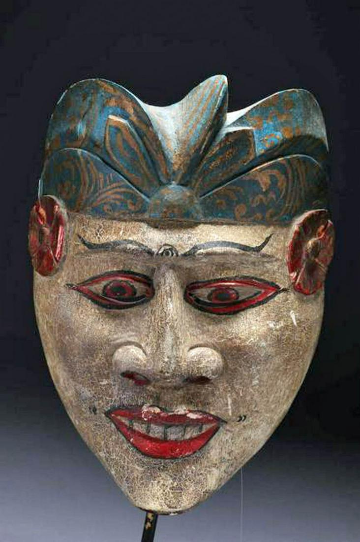 Indonesian Painted Wood Mask (1 of 4)